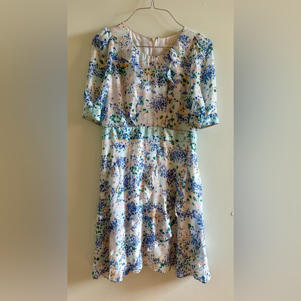 Elegant Floral Print Dress